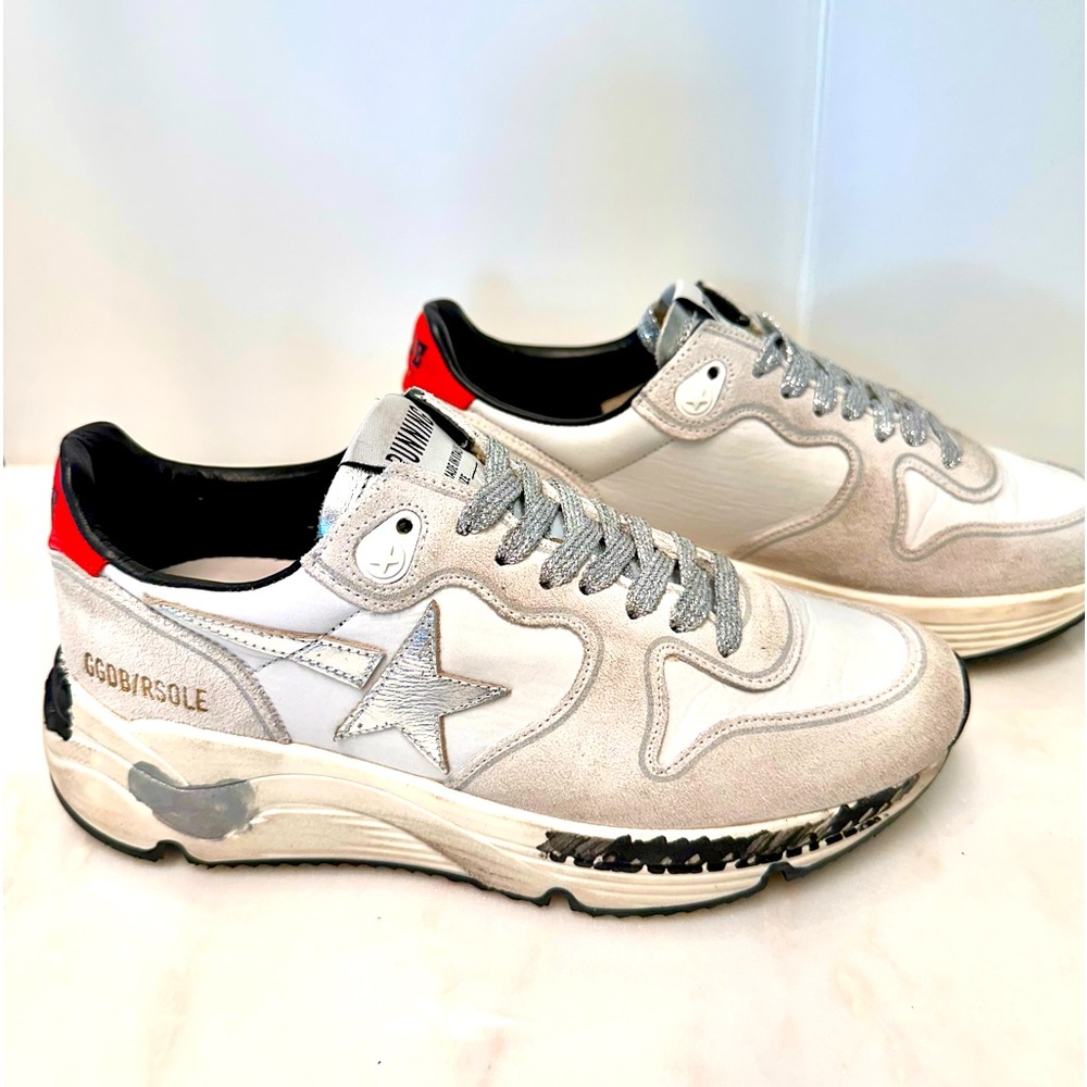Golden Goose running mixed media. Size 36